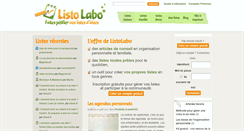 Desktop Screenshot of listolabo.com