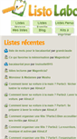 Mobile Screenshot of listolabo.com